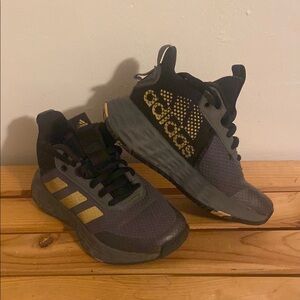 Adidas Kids Shoes - Black and gray